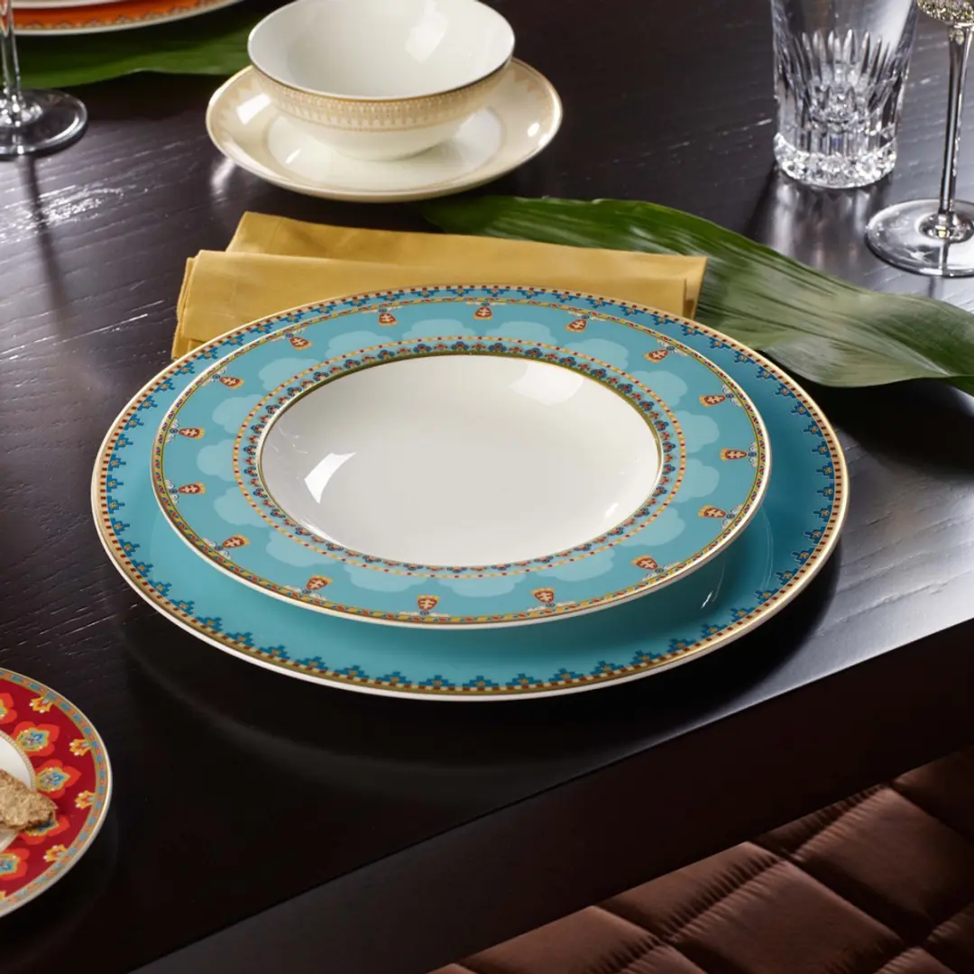 Villeroy & Boch Suppenteller Samarkand Aquamarin Ø24,8cm