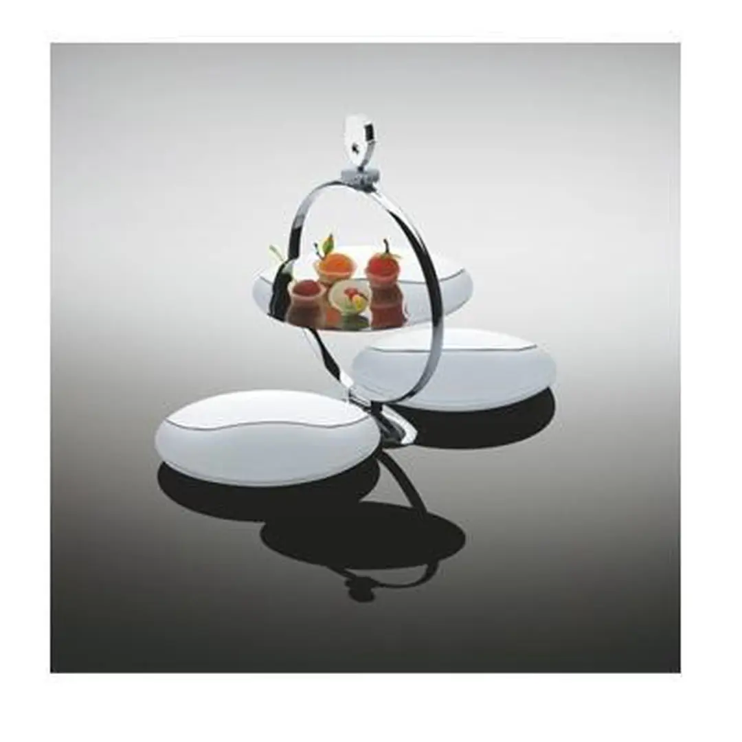 Alessi Fatman MW08 Opvouwbare Etagère - 3-laags - Multi - afbeelding 4 van 4