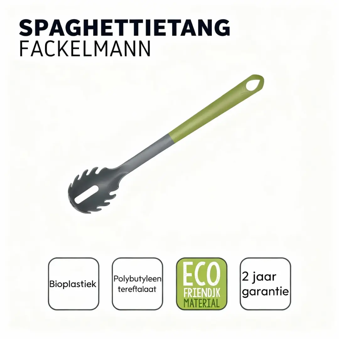 Fackelmann Zero Serie Spaghettilepel 687052 - Grijs/groen