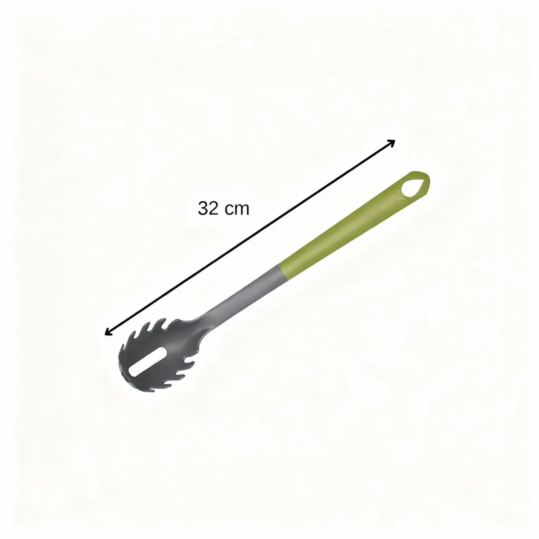 Fackelmann Zero Serie Spaghettilepel 687052 - Grijs/groen