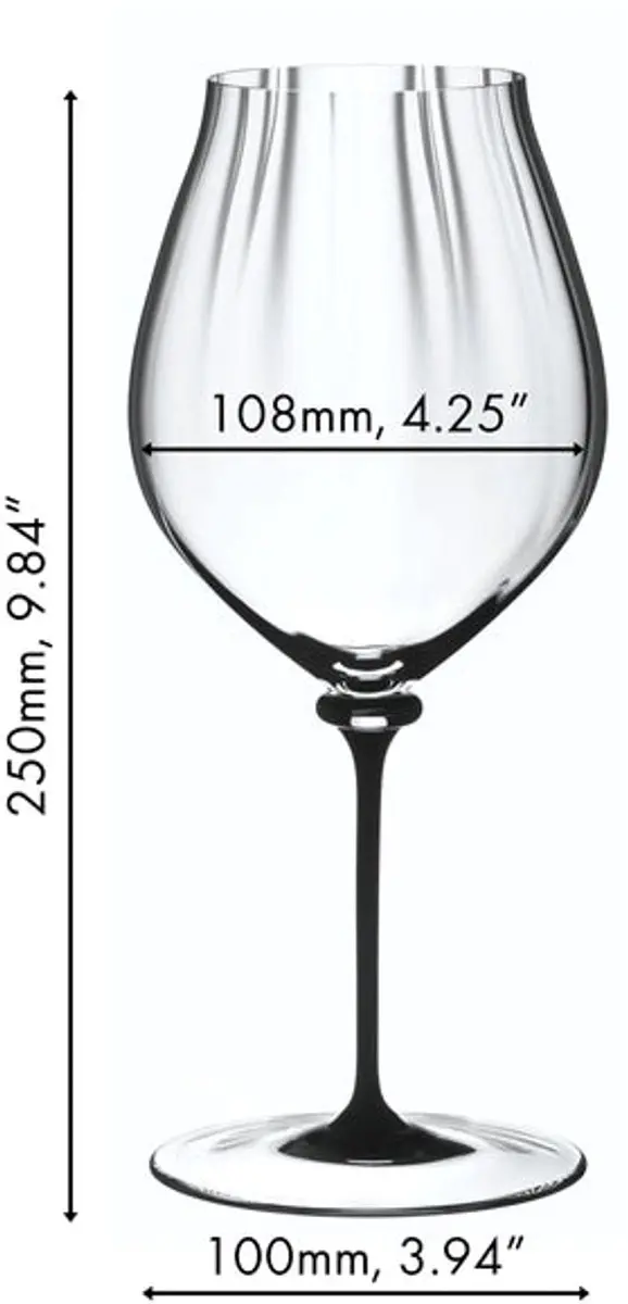 Riedel Fatto A Mano Pinot Noir Glas 830ml - Transparant
