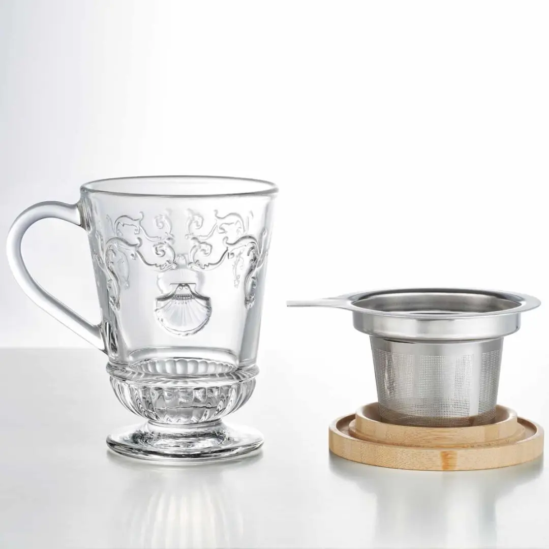 La Rochère Versailles Theeglas 27cl - Filter & Deksel - MPN 37784