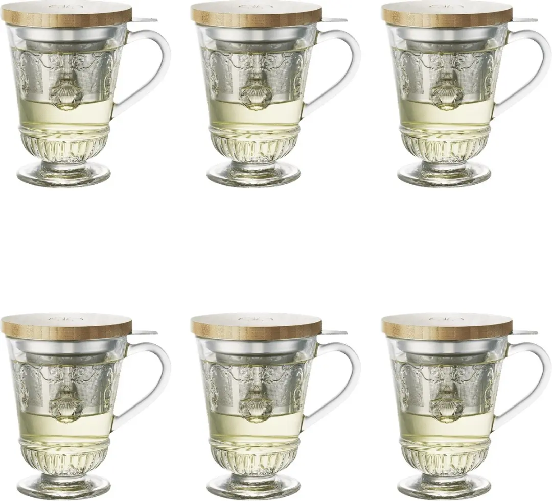 La Rochère Versailles Theeglas 27cl - Filter & Deksel - MPN 37784