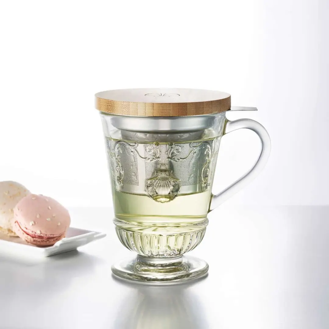La Rochère Versailles Theeglas 27cl - Filter & Deksel - MPN 37784