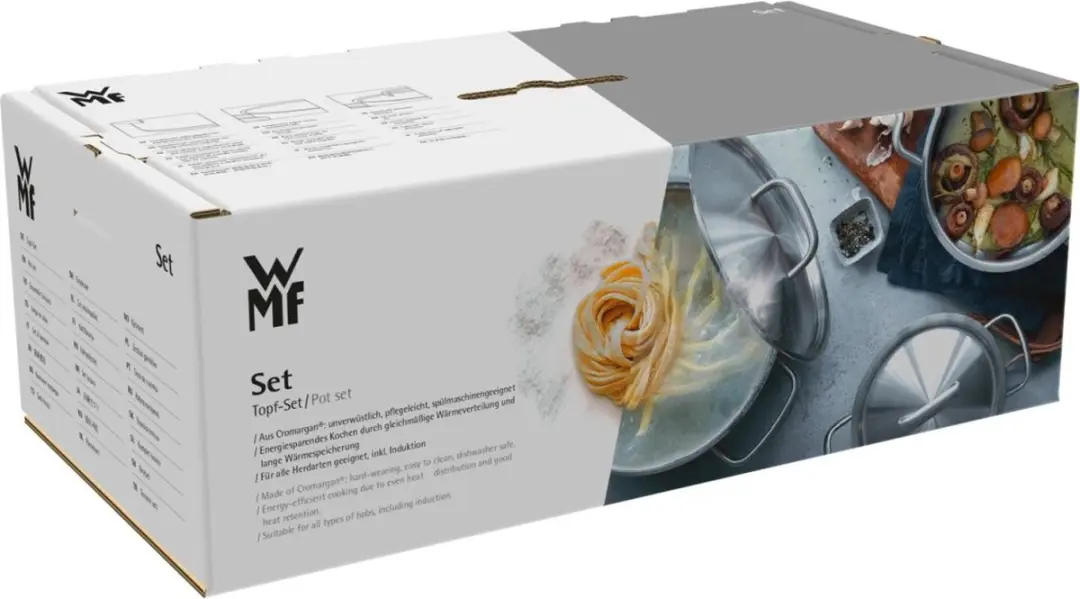 WMF Diadem Plus Pannenset 3-delig - Zilver - afbeelding 2 van 6