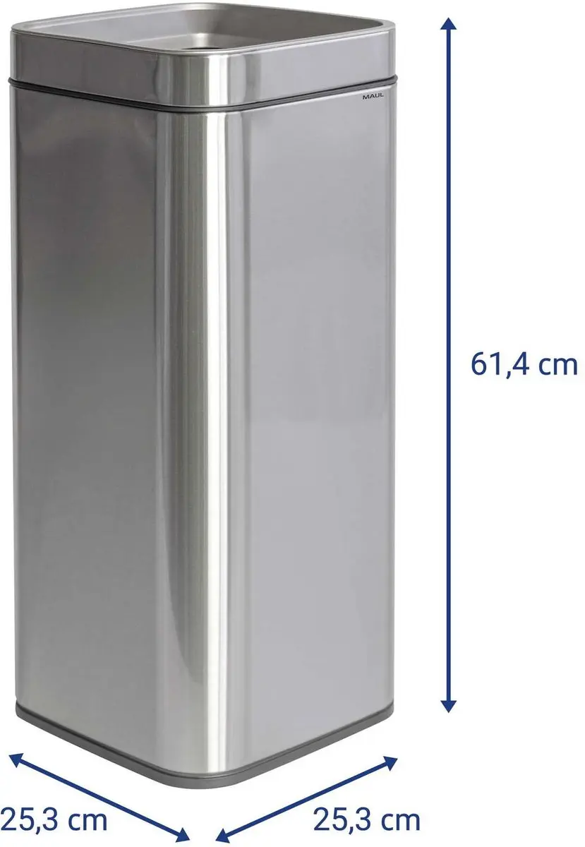 MAUL MAULprime 30L Afvalcontainer 9503094 - Zilver