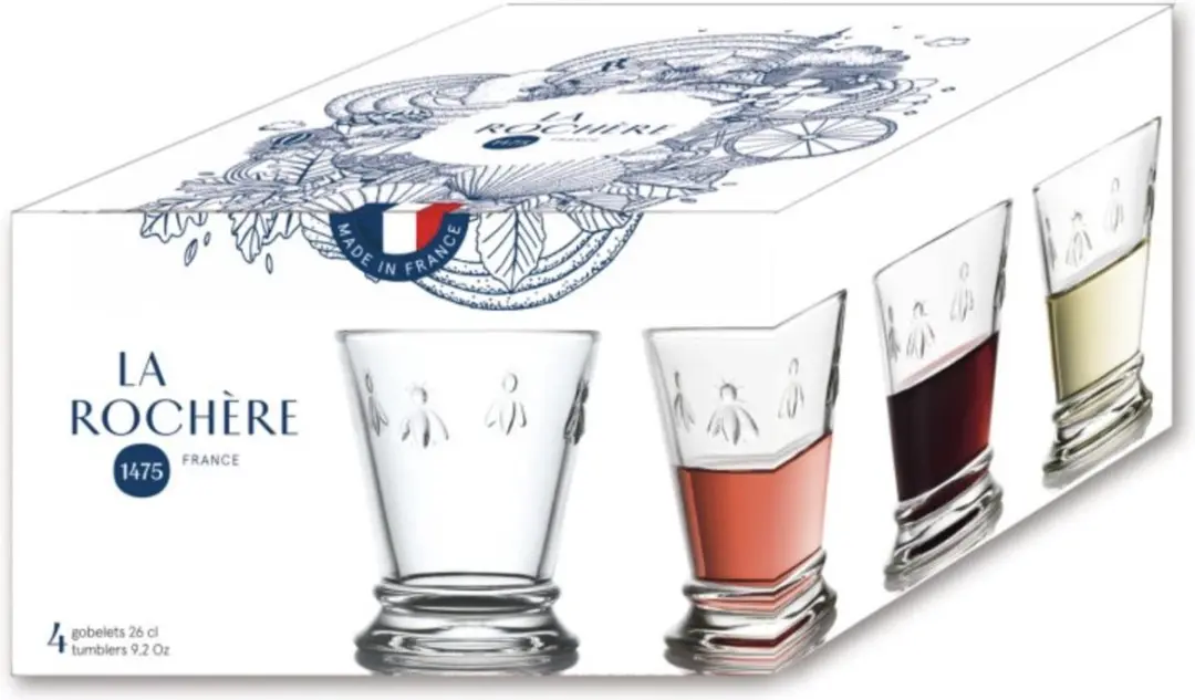 La Rochère Abeille Wijnglas Set - 4 Stuks