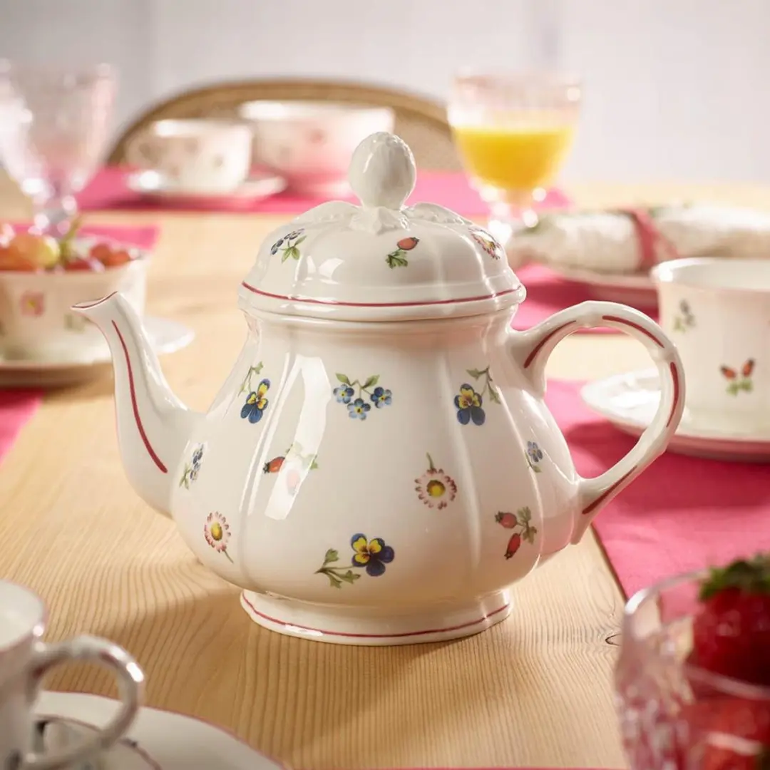 Villeroy & Boch Petite Fleur Teeservice - 13-delig Wit - afbeelding 3 van 4