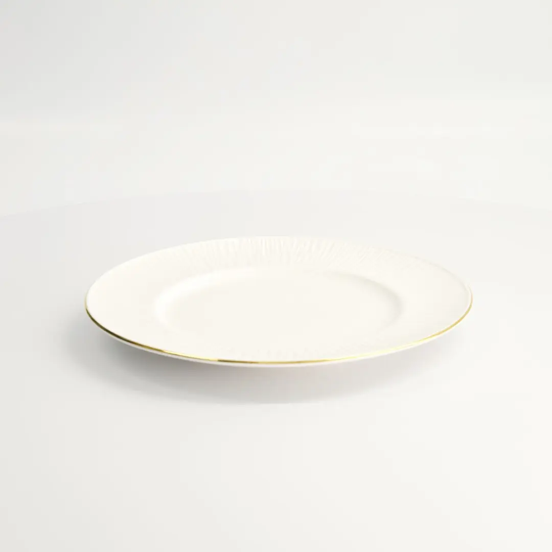 Tokyo Design Studio Nippon White Gold Rim Bord - 23cm