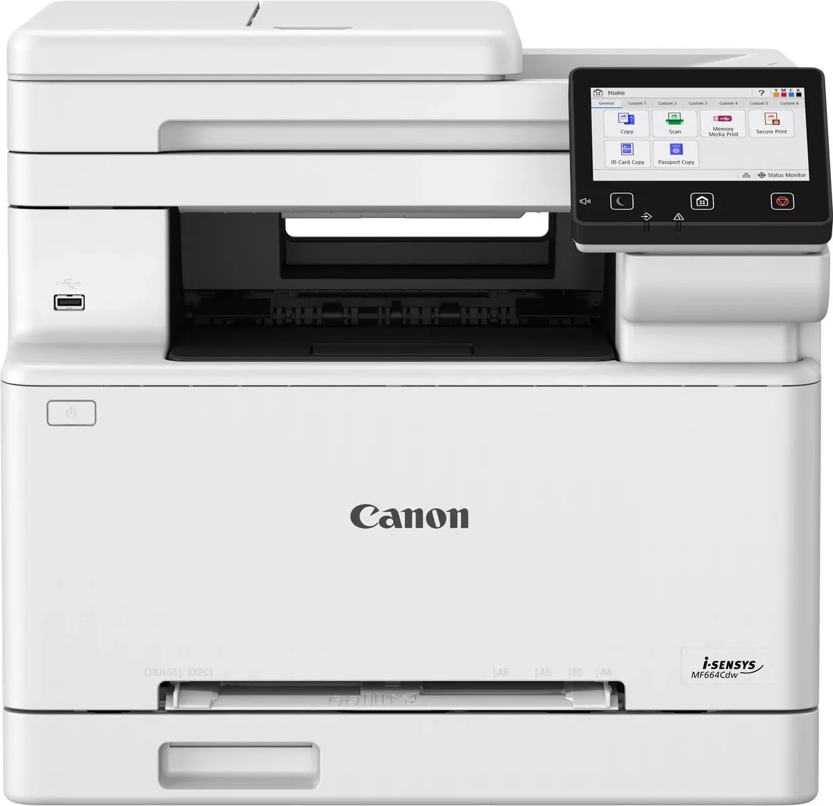 Canon i-SENSYS MF664Cdw Laserprinter - 25 ppm - A4 - Zwart/Wit
