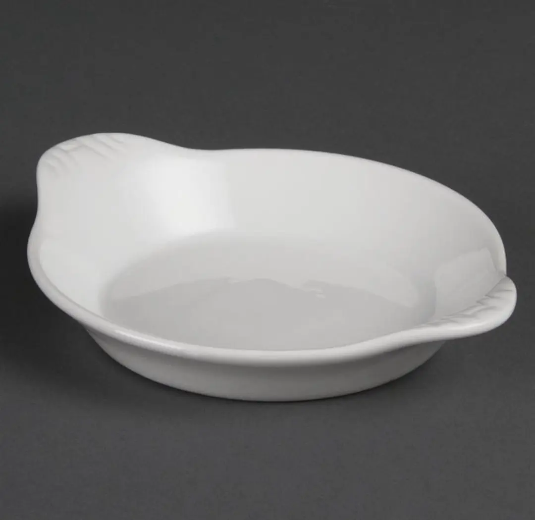 Olympia W444 Gratineerschaal 16cm - Wit - 6 Stuks