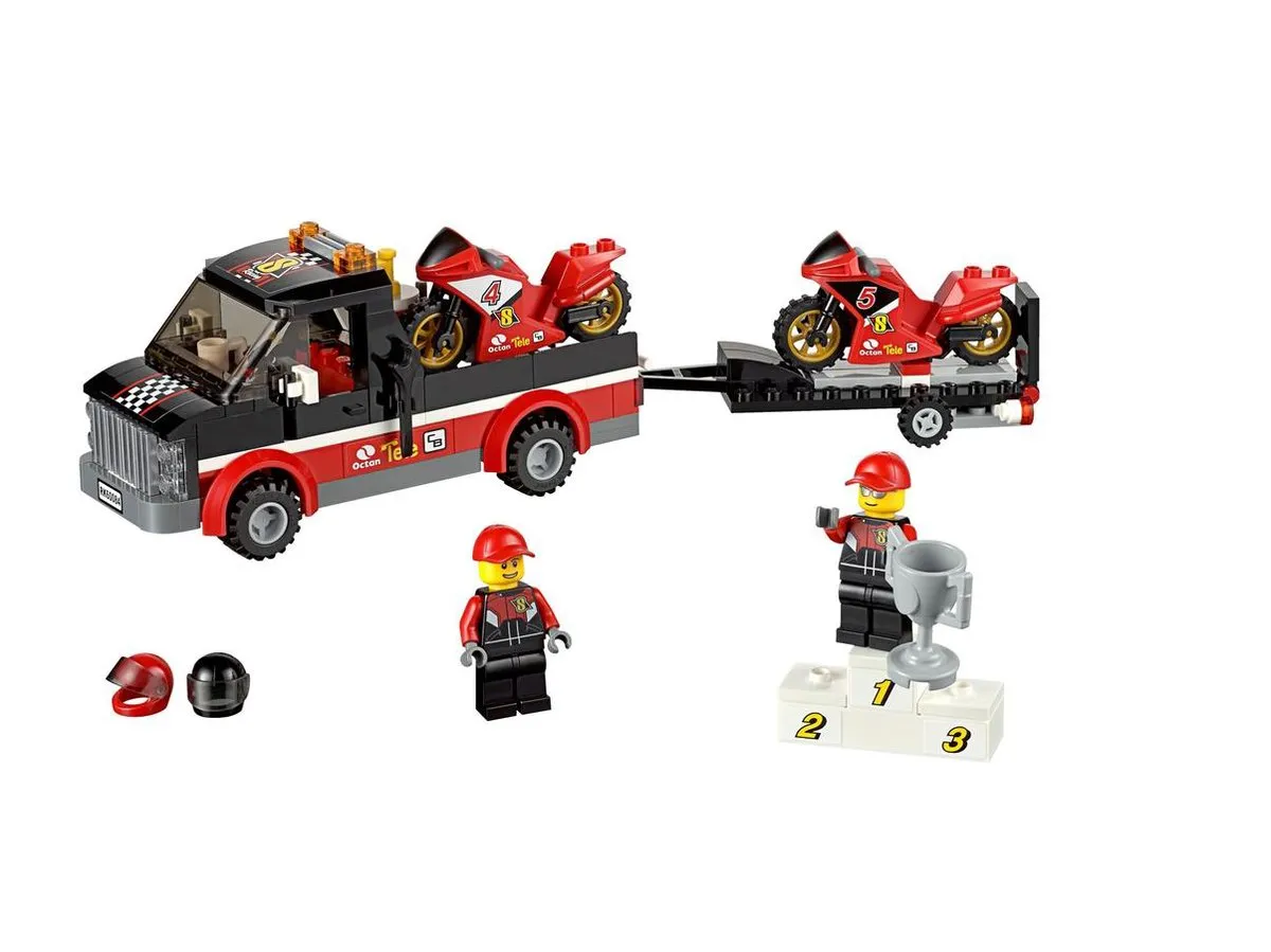 LEGO City Racemotor Transport 60084 - 178 Stukken - afbeelding 3 van 6
