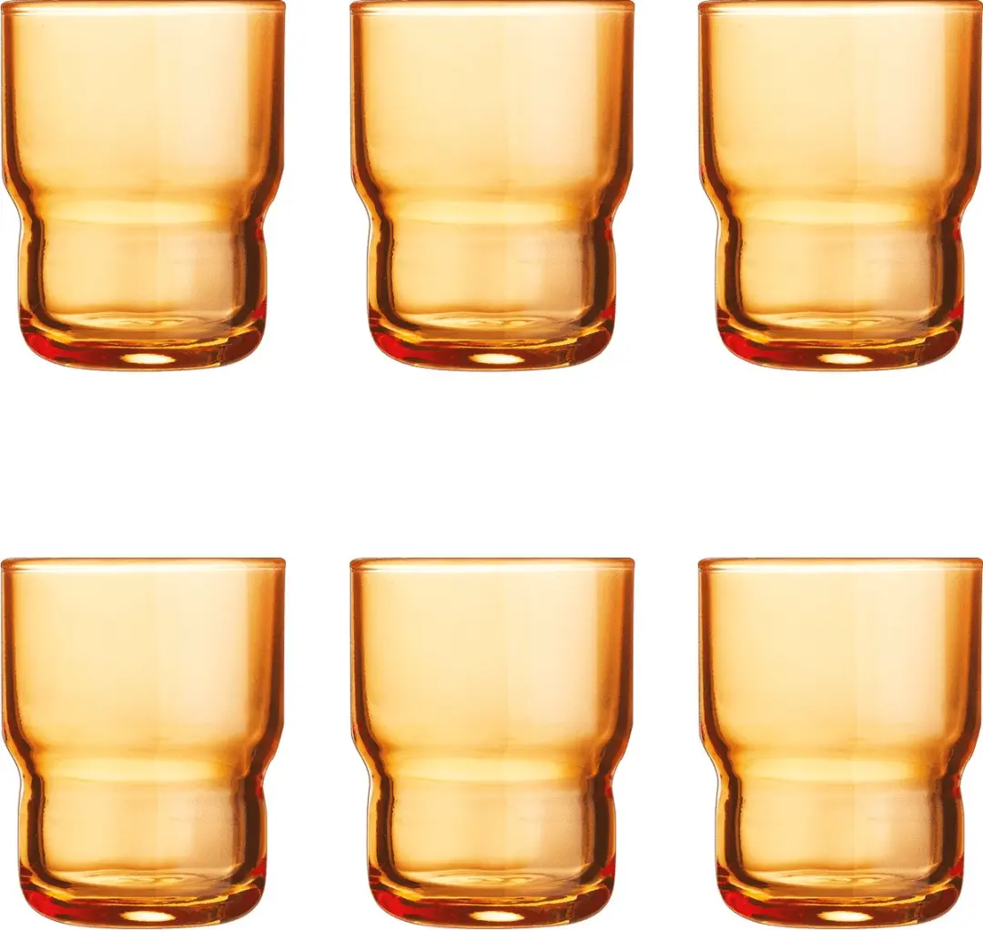 Arcoroc Log Tumbler 16cl - 6 Stuks - Oranje