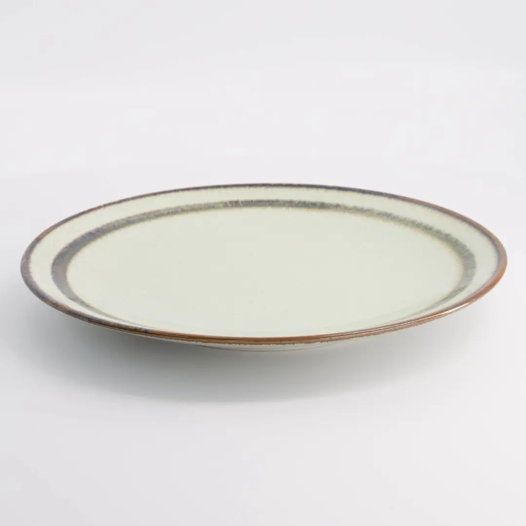 Tokyo Design Studio Wasabi Groot Rond Bord Beige 28,5x3,5cm