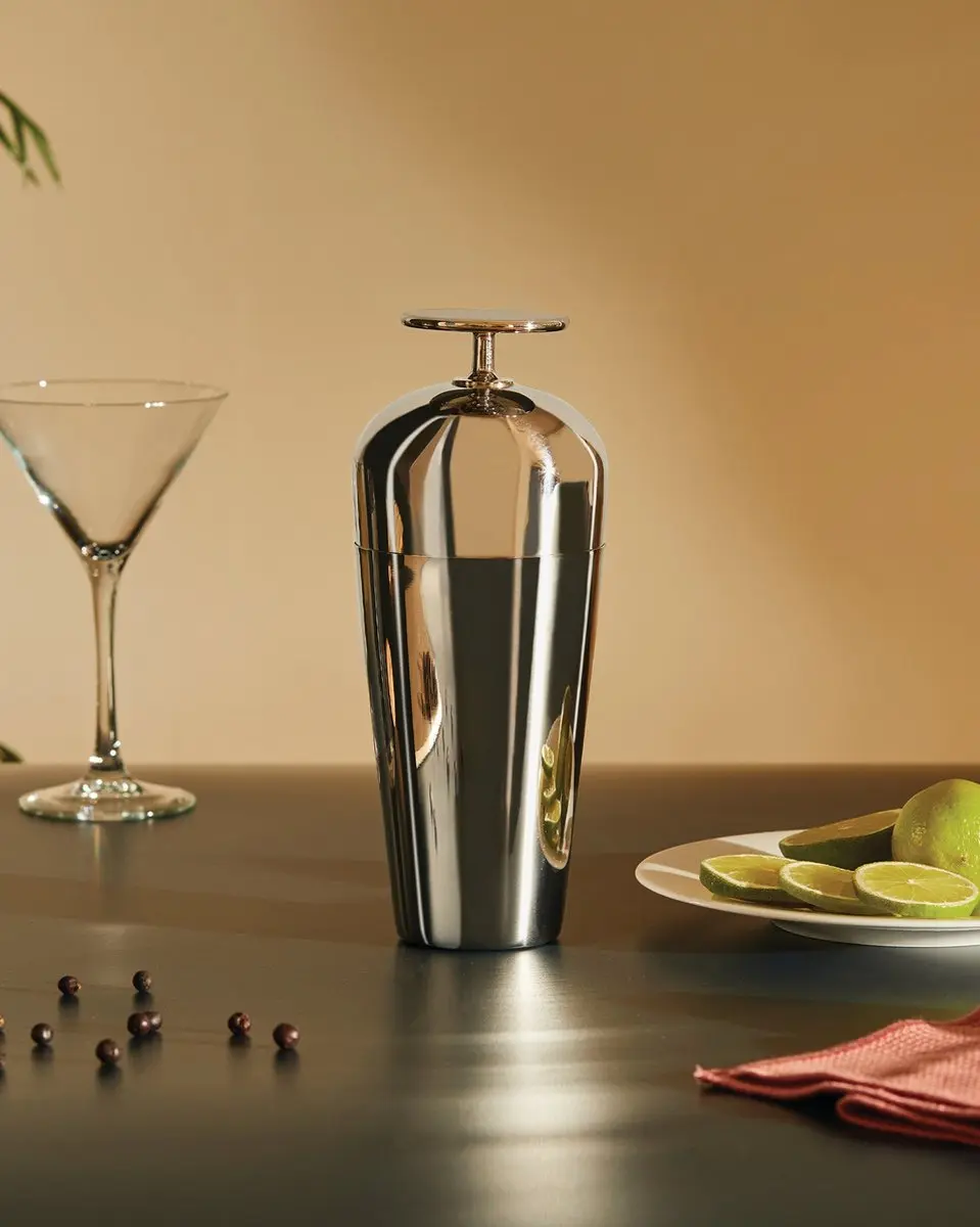 Alessi Cocktailshaker Parisienne GIA26 - Zilver - 700ml - afbeelding 2 van 3