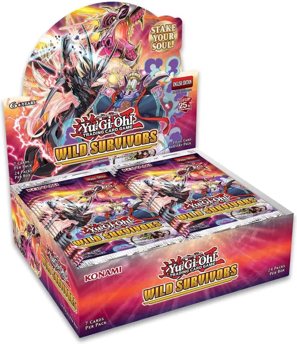 Konami Yu-Gi-Oh! Wild Survivors Booster Display WISUUK