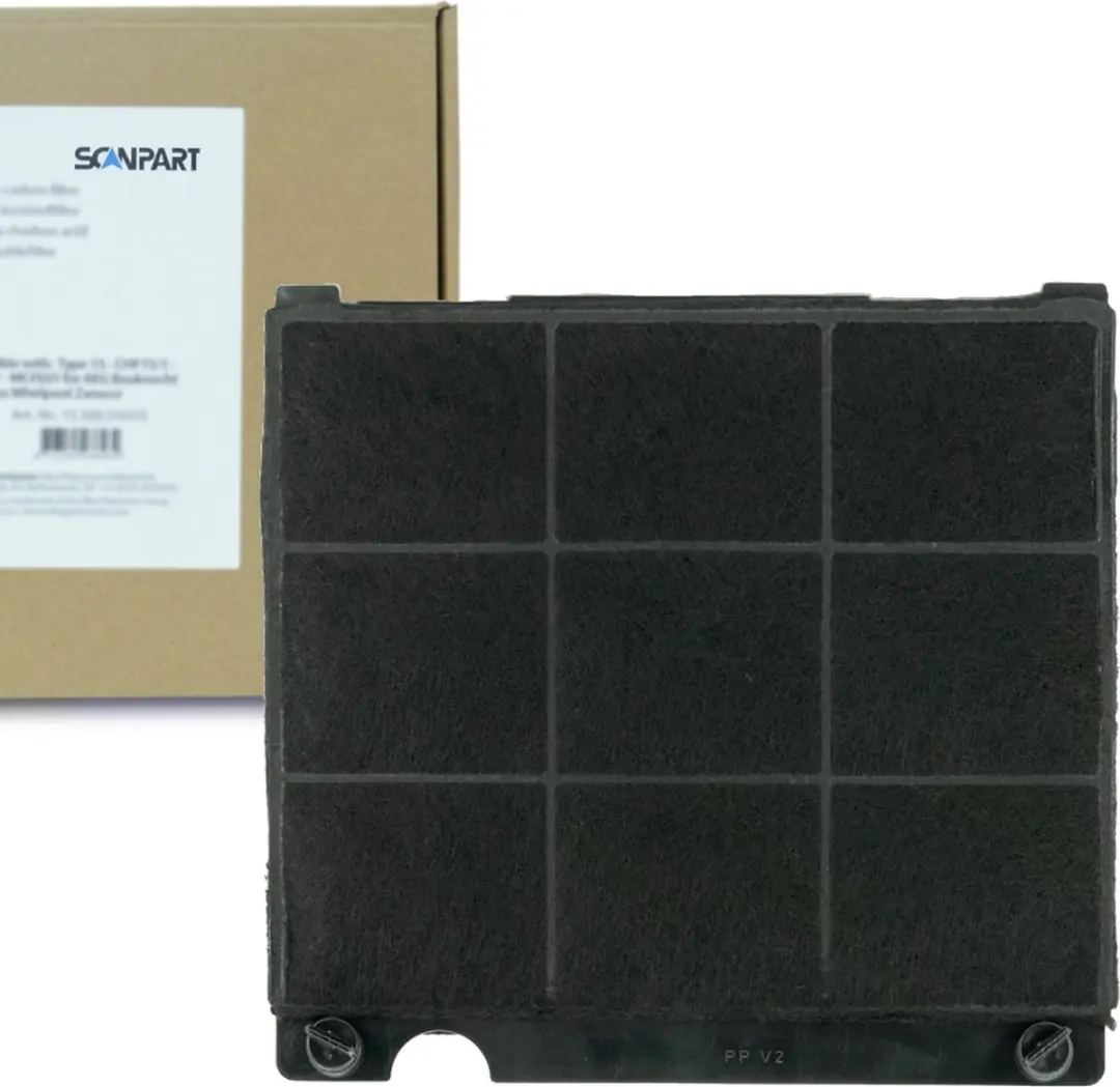 Scanpart Koolstoffilter 484000008575 - 230x210mm - Zwart