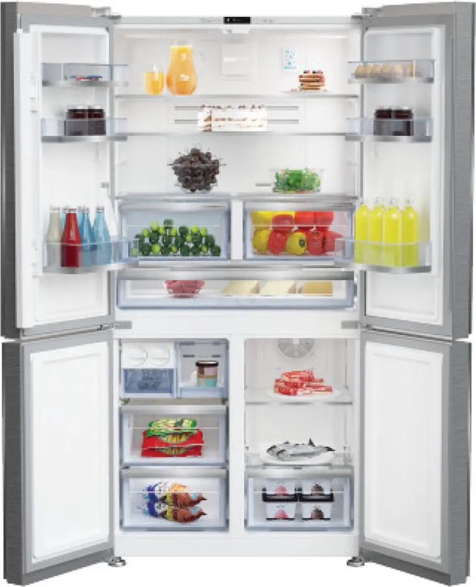Beko REM91ZXBN Koelkast - 572L NoFrost Vierdeurs - RVS