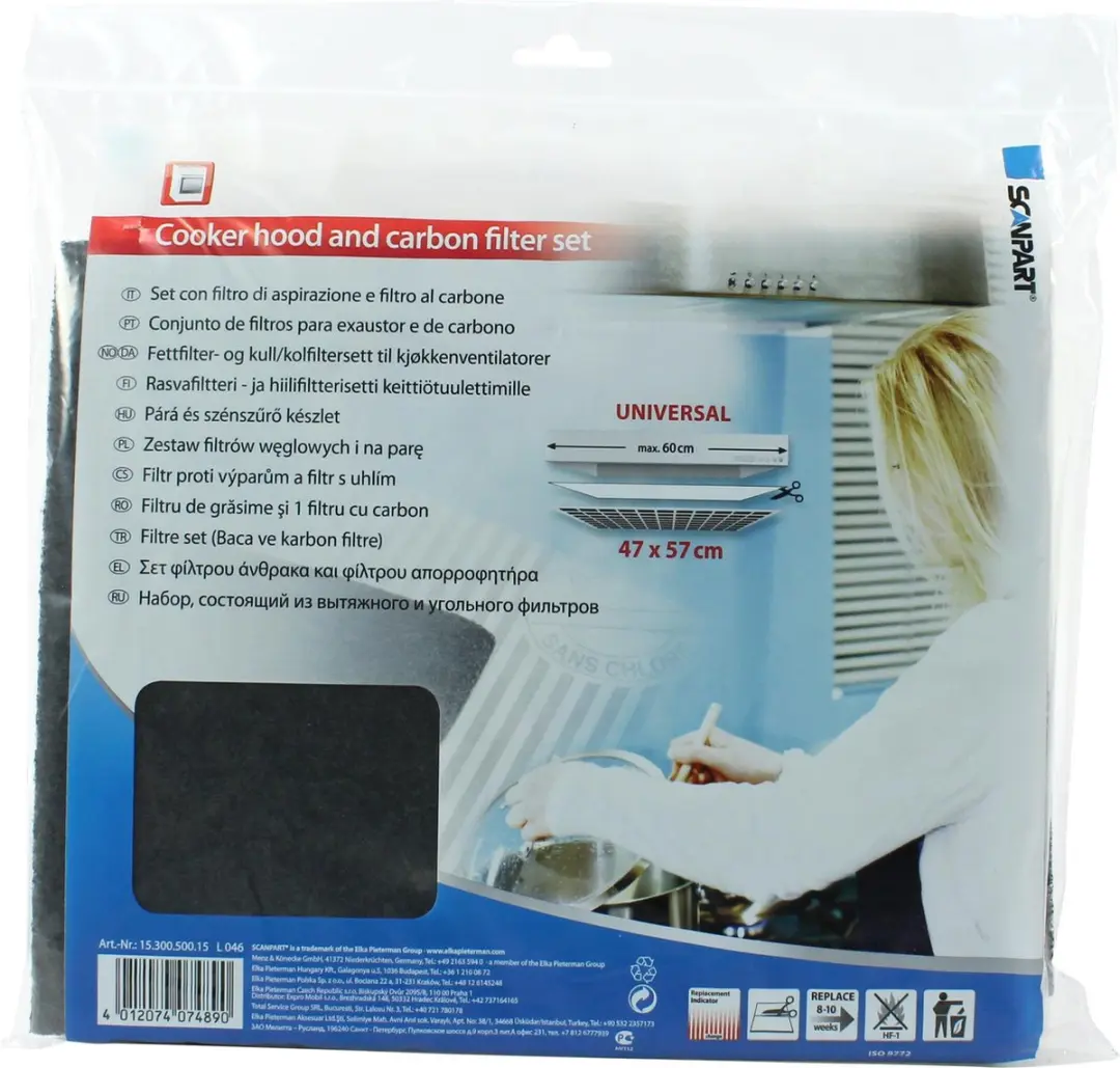 Scanpart L046 Afzuigkapfilterset 2 Stuks