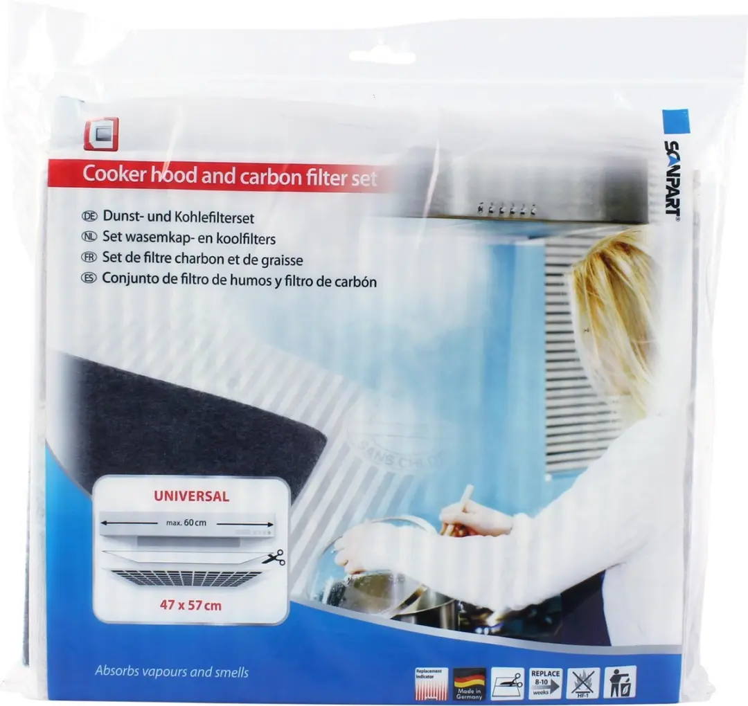 Scanpart L046 Afzuigkapfilterset 2 Stuks - 47x57cm - o.a. AEG/Bosch