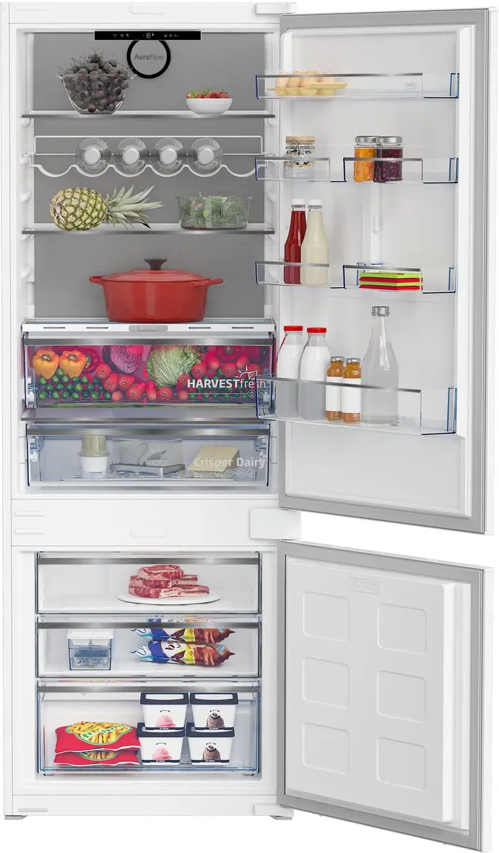 Beko BCNE400E50SHN Inbouw Koelvriescombinatie 370L