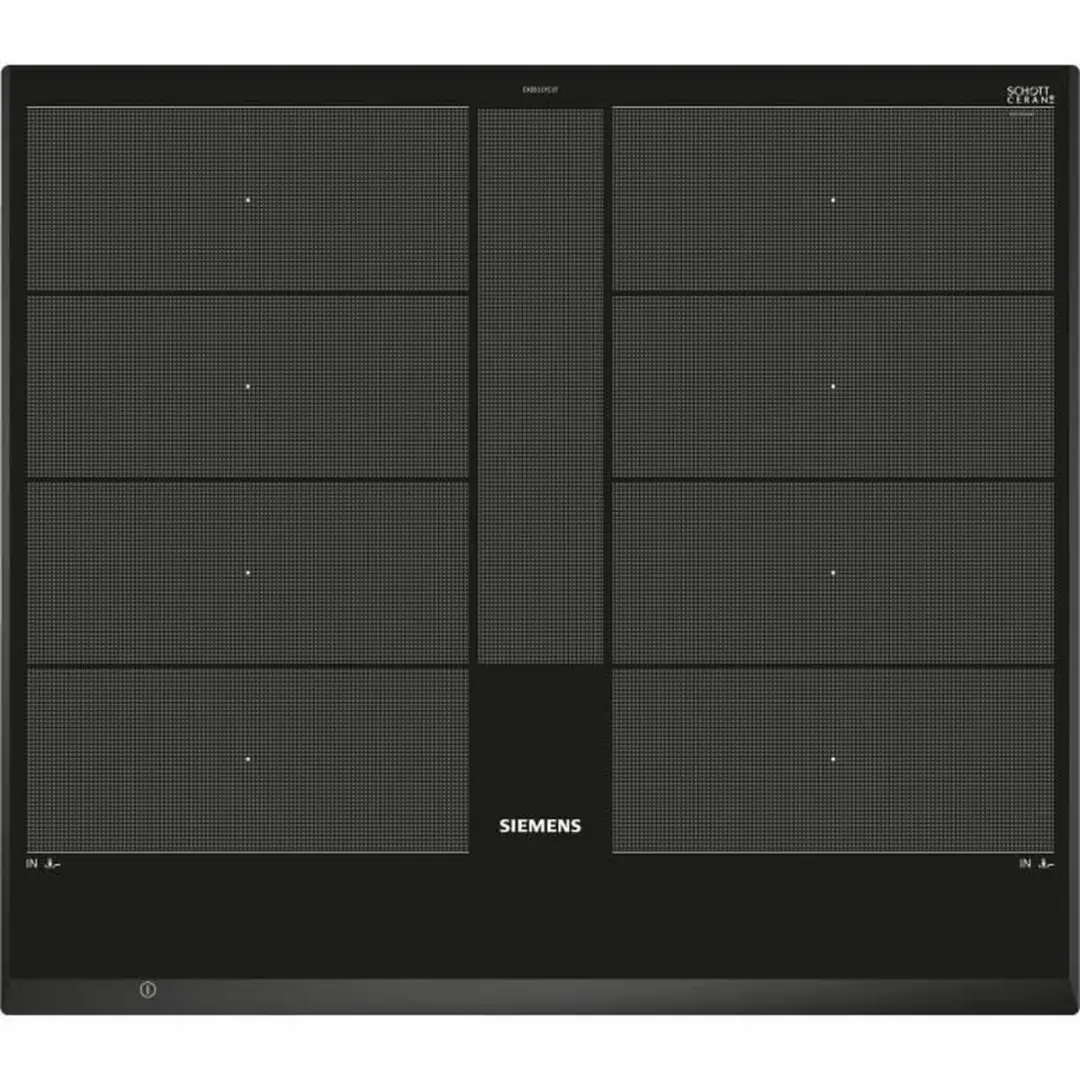 Siemens EX651LYC1F Inductiekookplaat 60cm - 4 Zones 7400W Zwart