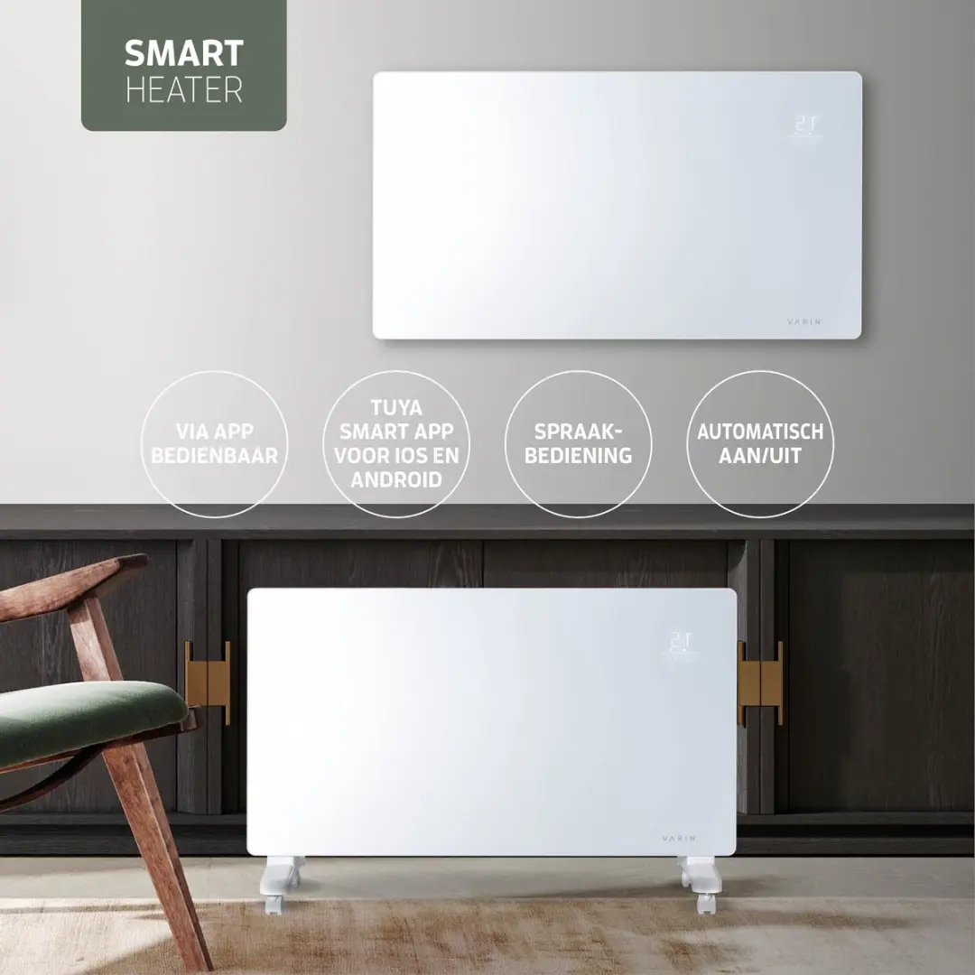 Varin Smart Design Elektrische Kachel 2500W - afbeelding 6 van 6