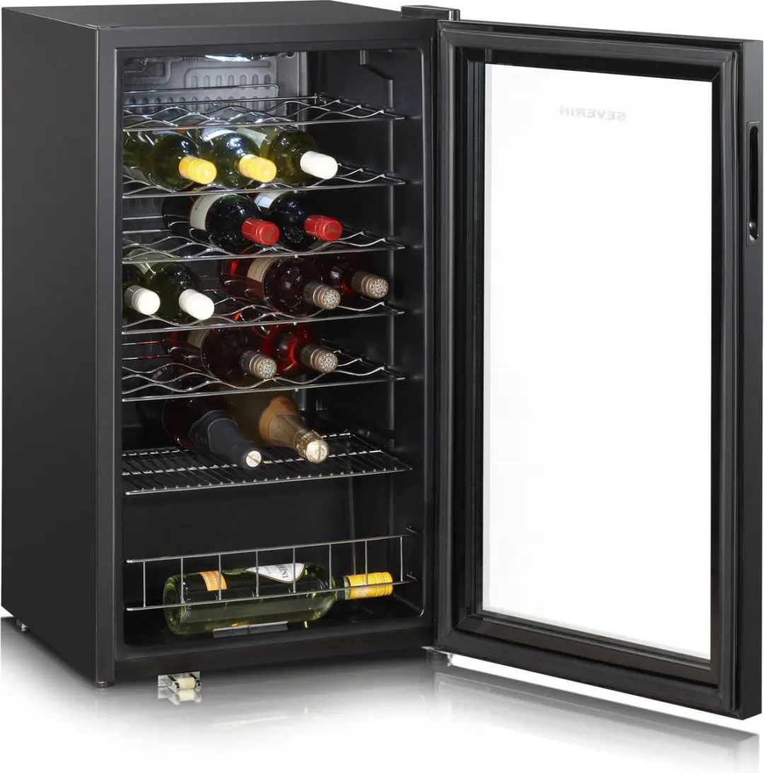 Severin KS 9894 Wijnklimaatkast 95L - 36 Flessen - Zwart