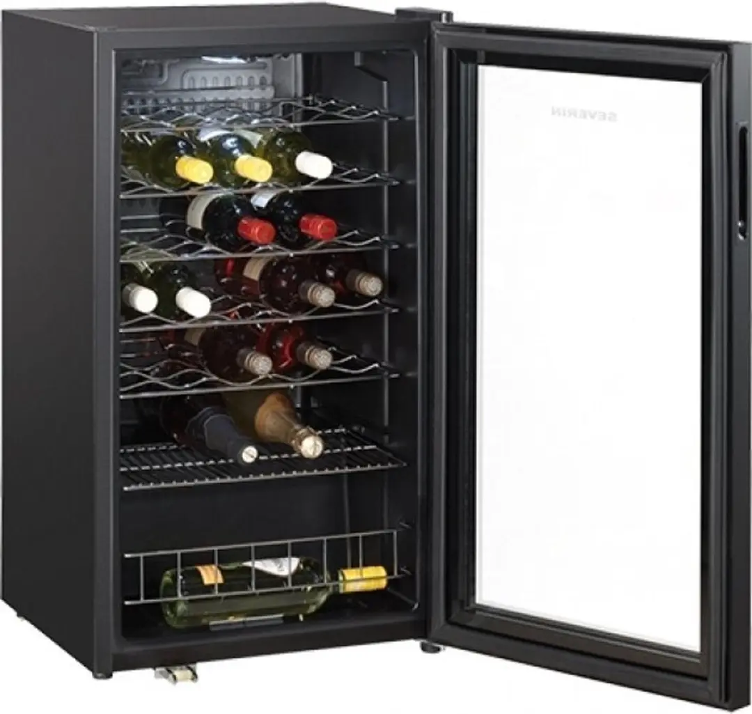 Severin KS 9894 Wijnklimaatkast 95L - 36 Flessen - Zwart