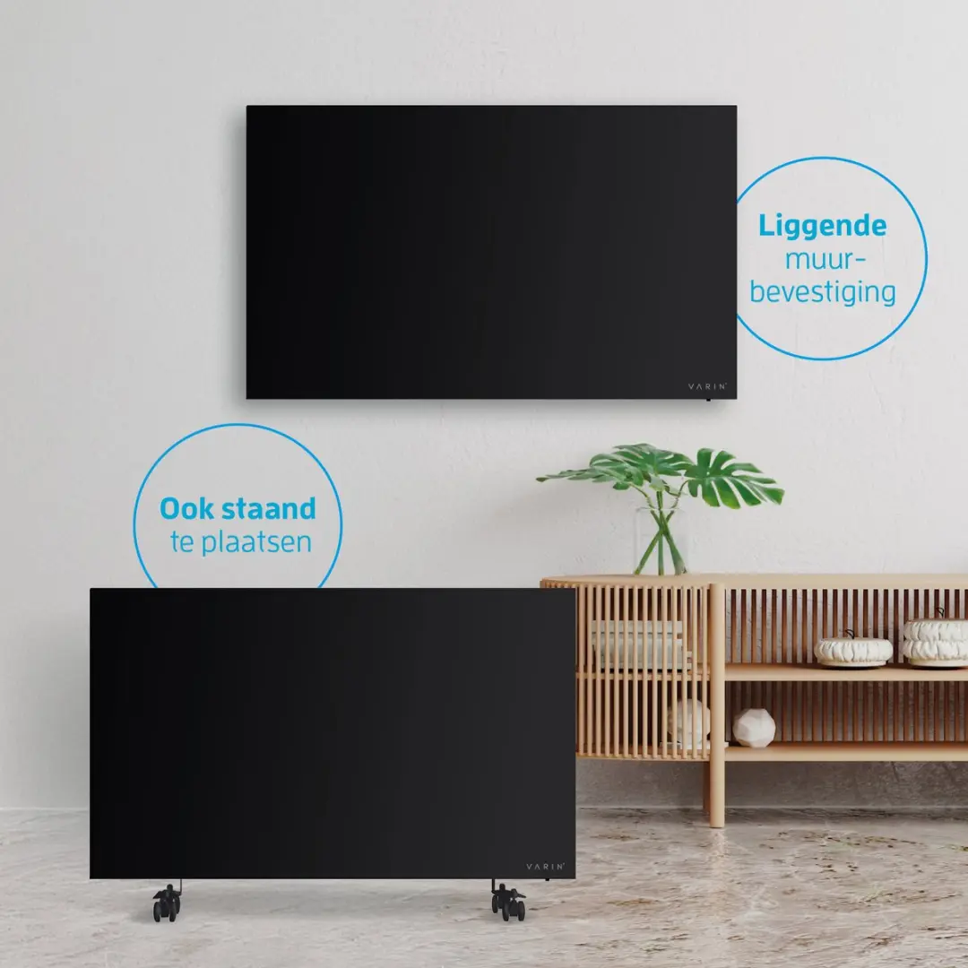 Varin Smart Design VA-G002 Infrarood Verwarmingspaneel 600W - Zwart