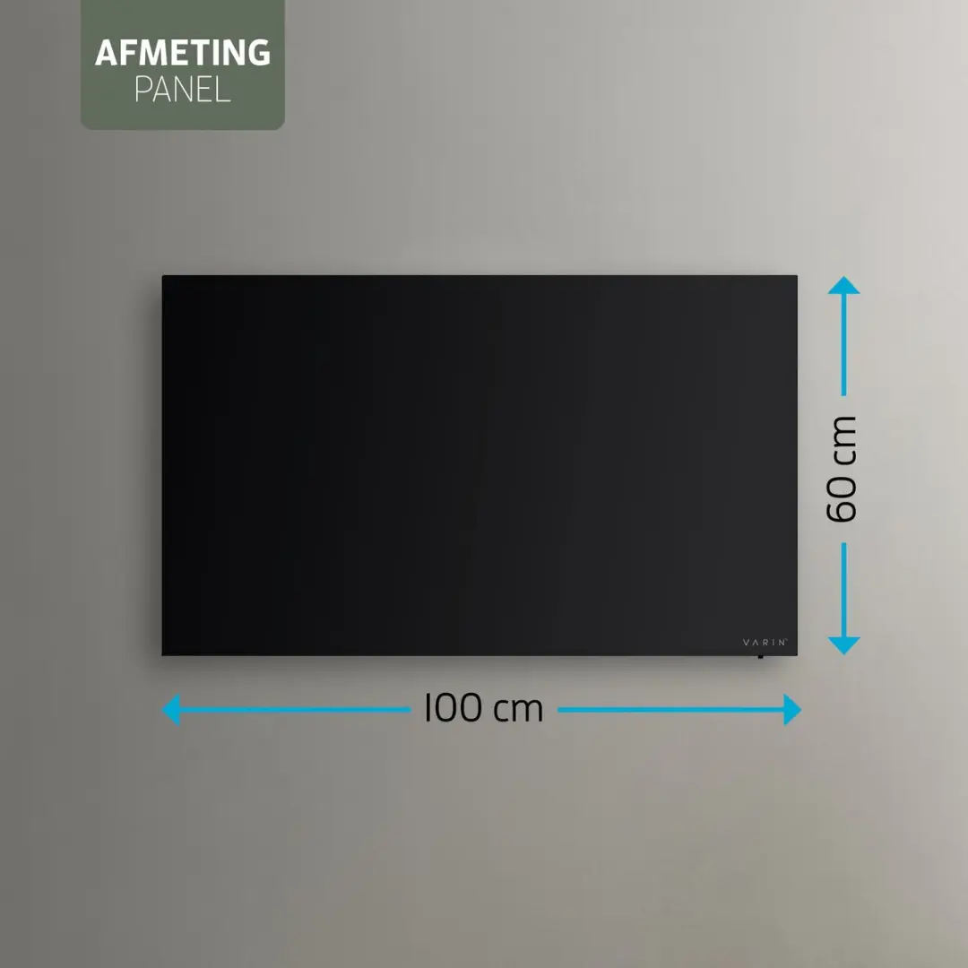 Varin Smart Design VA-G002 Infrarood Verwarmingspaneel 600W - Zwart