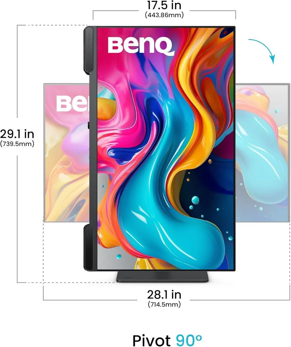 BenQ PV3200U 32" 4K Monitor - 95% DCI-P3 - USB-C 65W - afbeelding 6 van 6