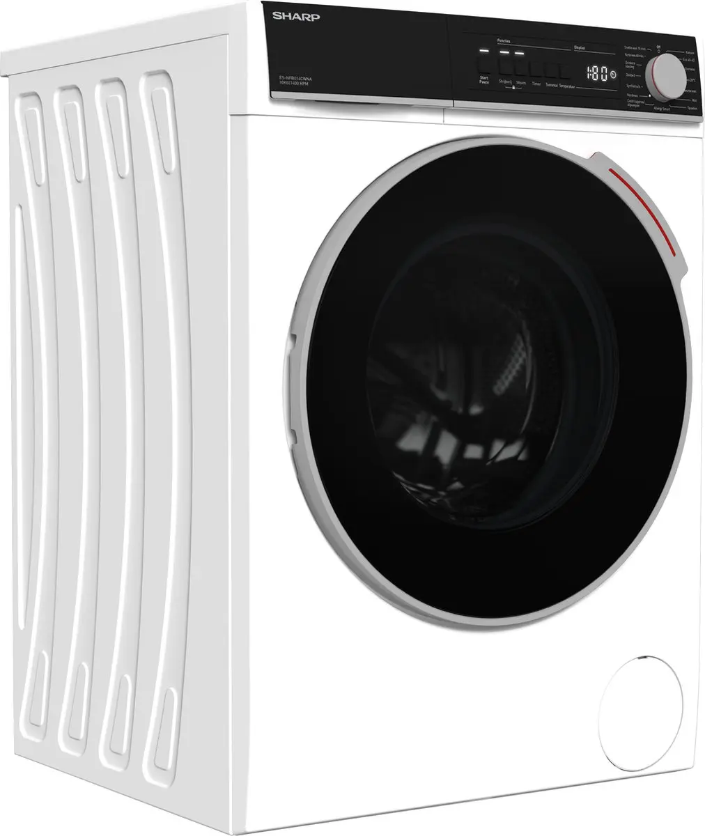 Sharp ESNFB014CWNABX Wasmachine 10kg - Wit