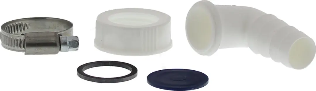 Scanpart Universele Sifon Aansluiting 3/4" - 5 Stuks - Wit - afbeelding 2 van 3