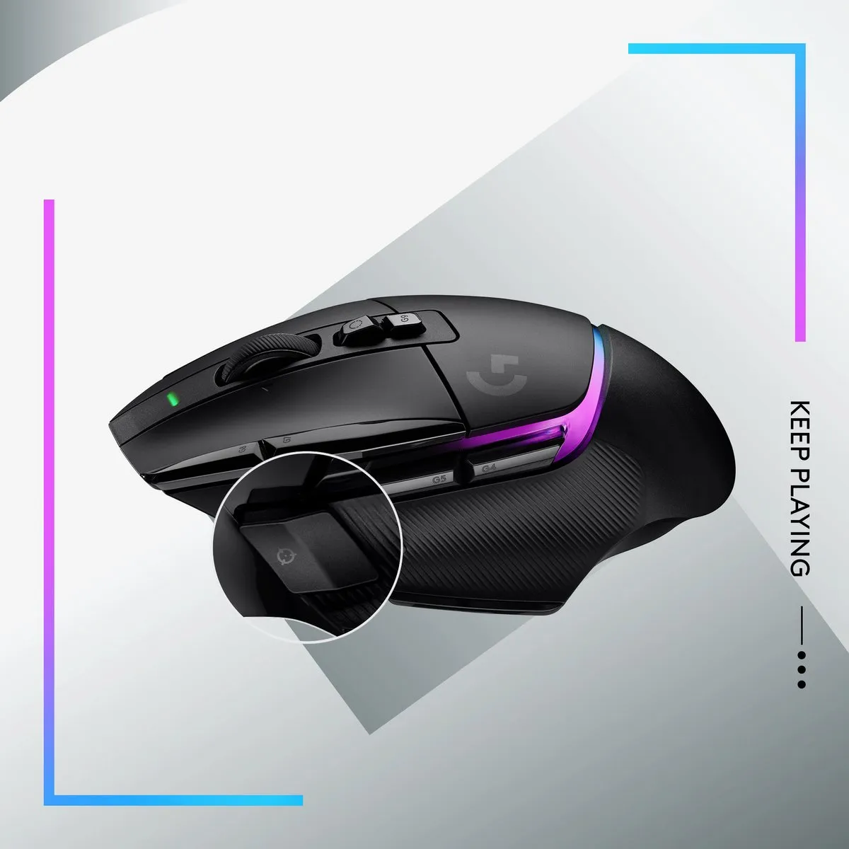 Logitech G G502 X PLUS Gamingmuis - 13 Knoppen - Zwart