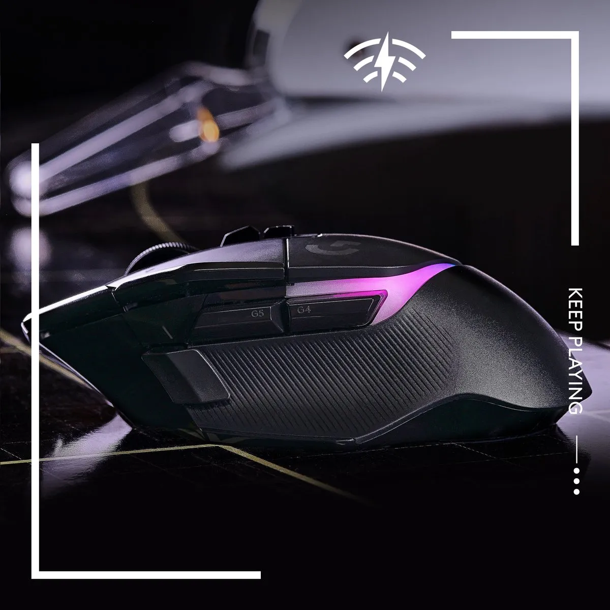 Logitech G G502 X PLUS Gamingmuis - 13 Knoppen - Zwart - afbeelding 6 van 6