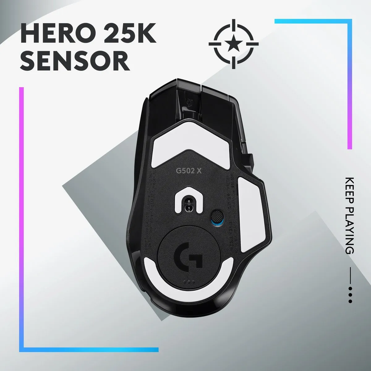 Logitech G G502 X PLUS Gamingmuis - 13 Knoppen - Zwart