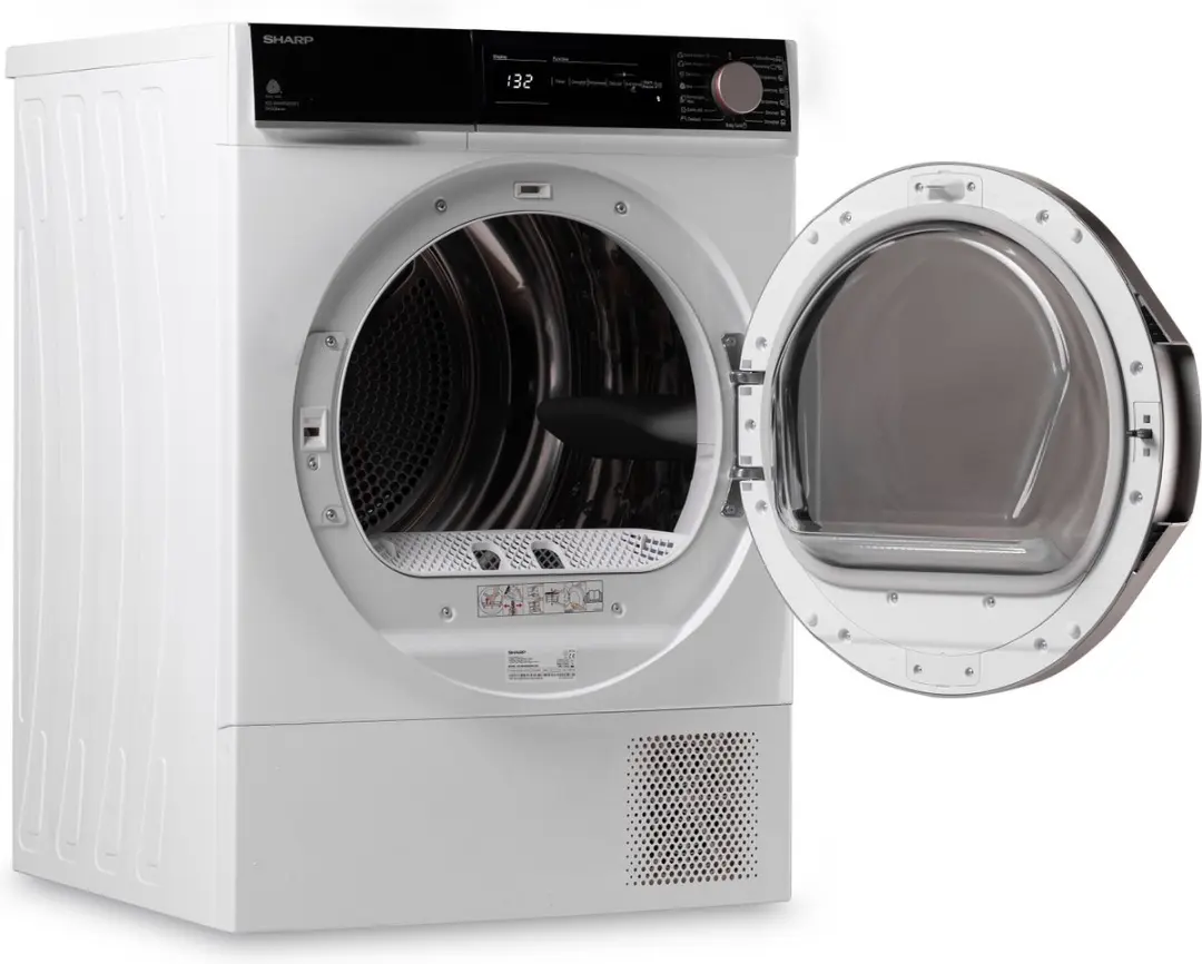 Sharp KDNHH9S8GW3BX Warmtepompdroger 9kg - Wit