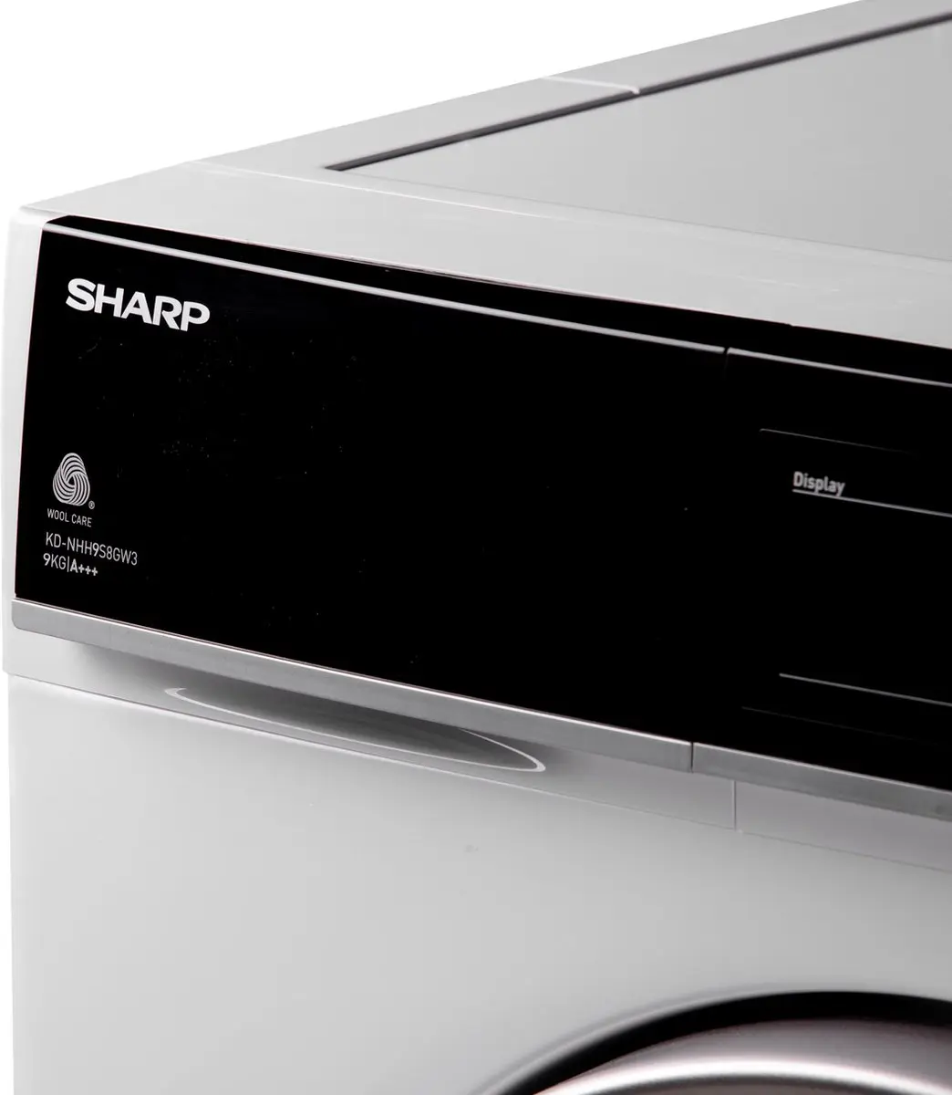 Sharp KDNHH9S8GW3BX Warmtepompdroger 9kg - Wit - afbeelding 6 van 6