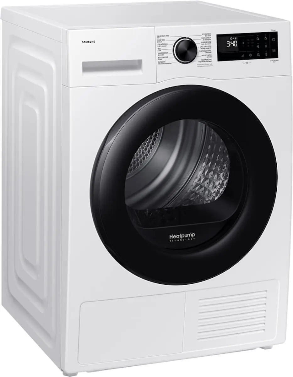 Samsung DV8UDG52B0AE QuickDry Warmtepompdroger 8 kg - Wit