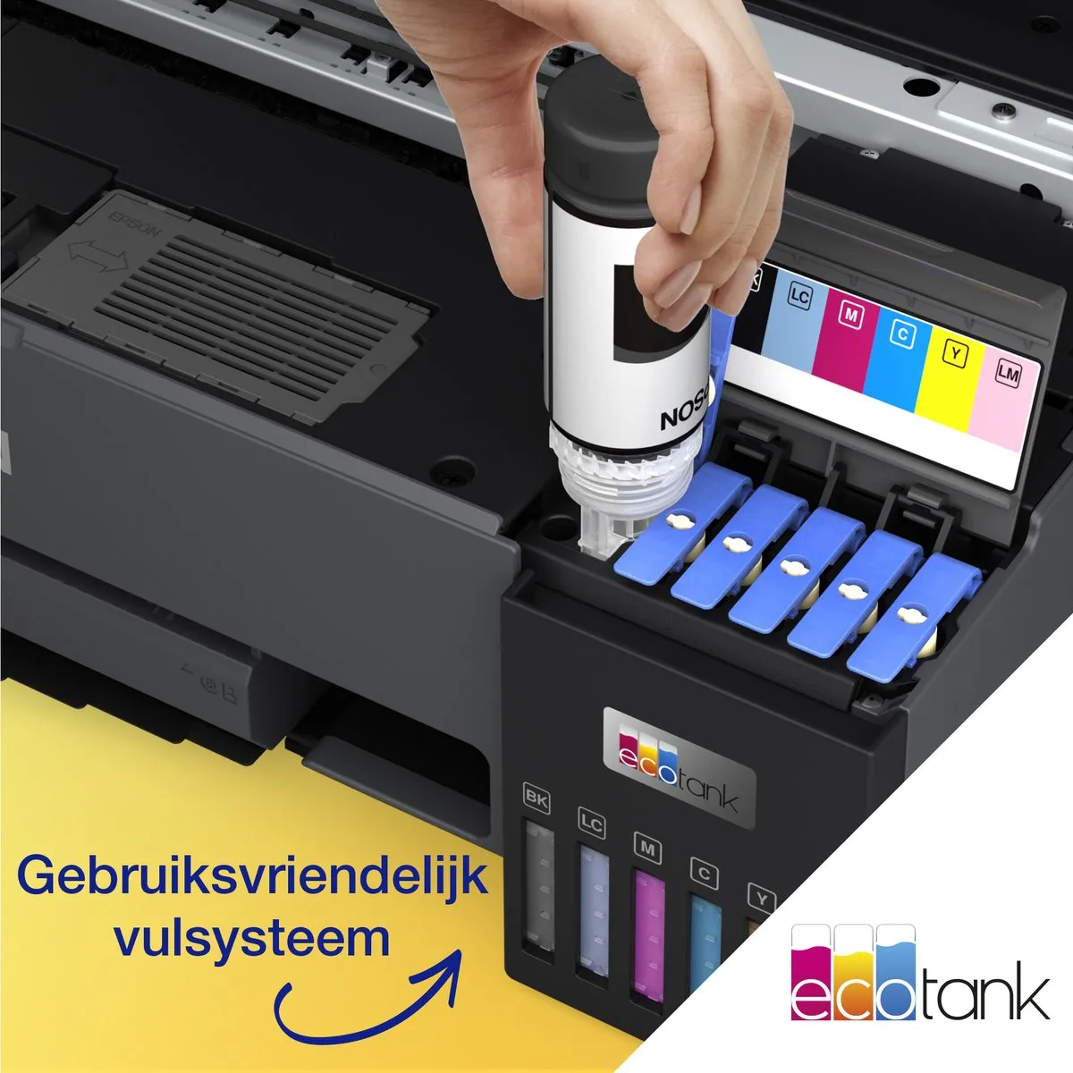 Epson EcoTank ET-18100 Inkjetprinter - Zwart - afbeelding 6 van 6