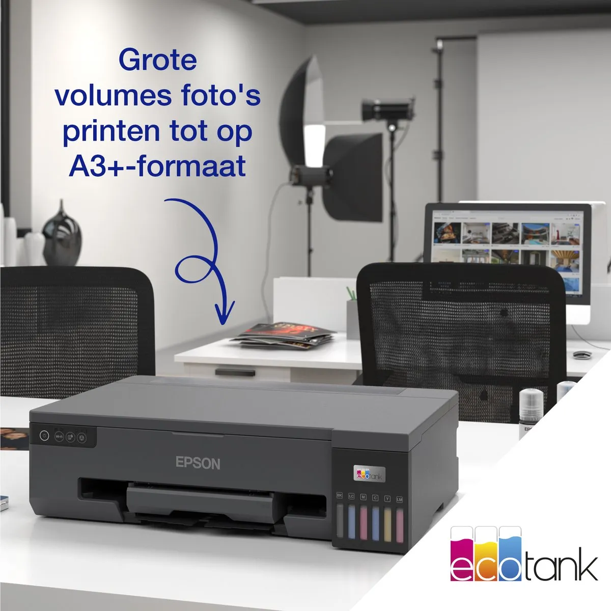 Epson EcoTank ET-18100 - Inkttankprinter - Zwart