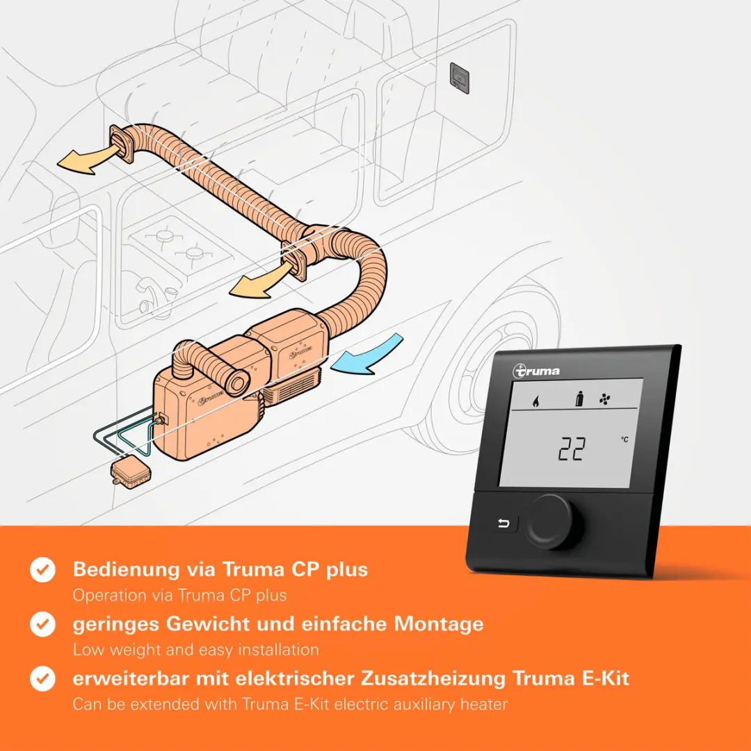 Truma VarioHeat Comfort CP Plus Gasverwarming - Zwart - afbeelding 2 van 6