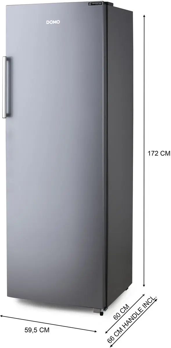 Domo DO91204F Diepvriezer 240L - No Frost - Zilver