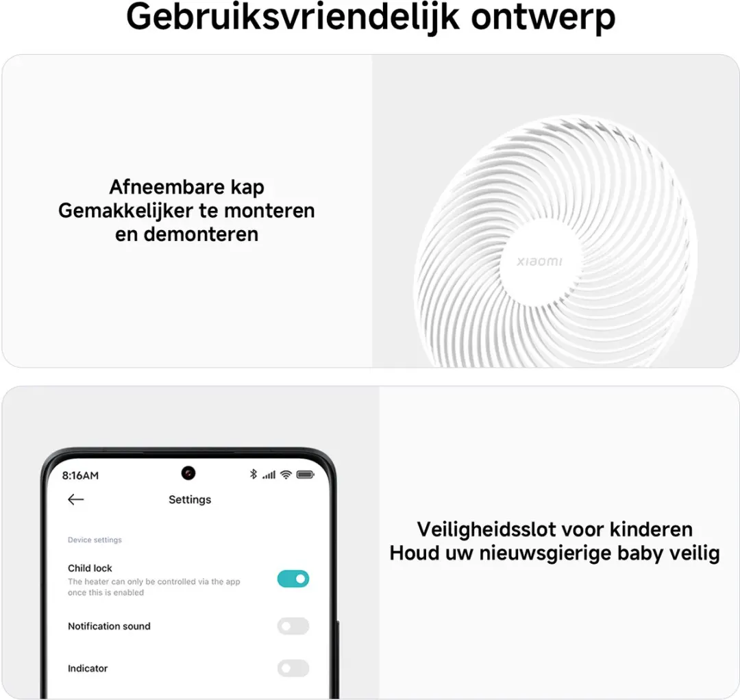 Xiaomi 13064 Smart Circulatieventilator - 18W - 100 standen - Wit - afbeelding 6 van 6
