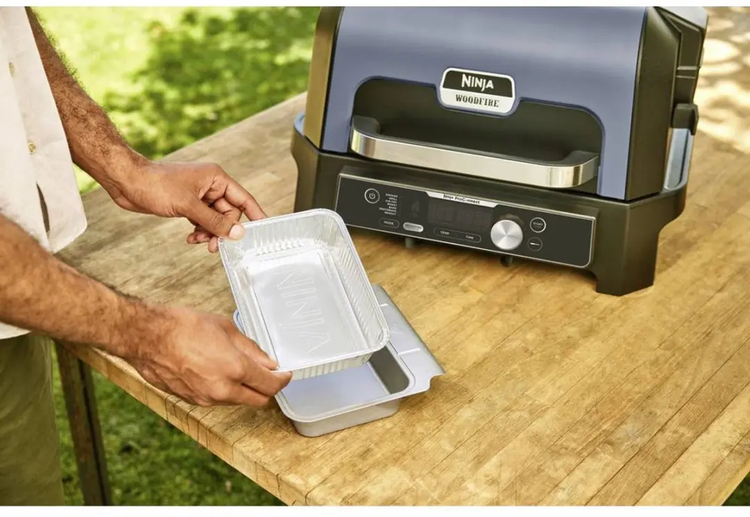Ninja Woodfire Grillschaal XSKOGOOGTLNEU - Grijs - afbeelding 3 van 3