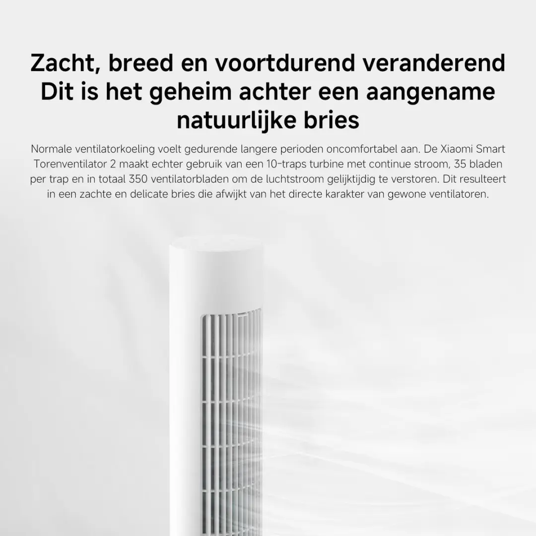 Xiaomi Smart Tower Fan 2 BHR8846EU - Wit