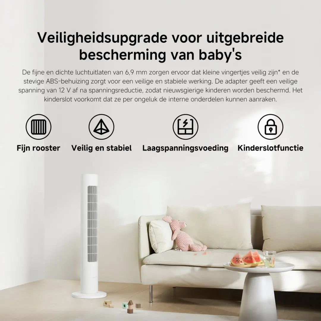 Xiaomi Smart Tower Fan 2 BHR8846EU - Wit