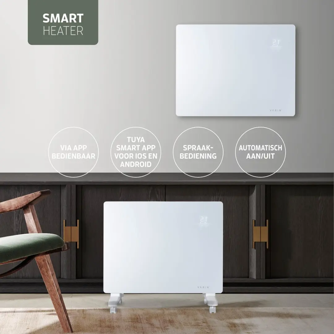 Varin Smart Design Elektrische Kachel 1500W - afbeelding 6 van 6