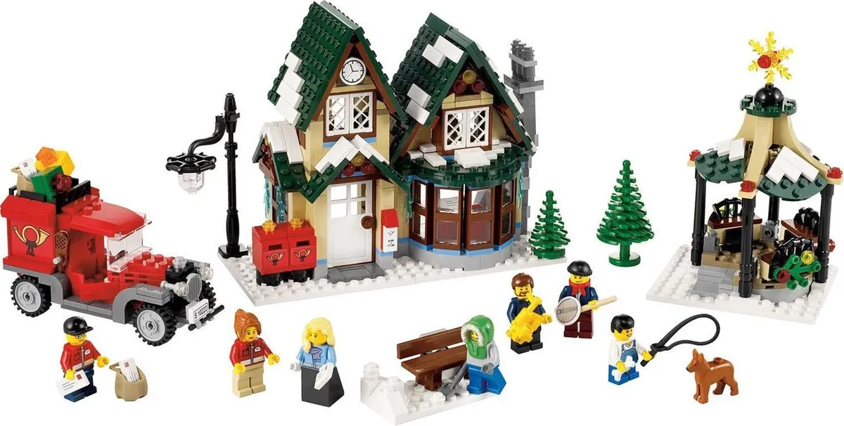 LEGO Winter Dorp Postkantoor 10222 - 822 Stukken - afbeelding 2 van 3